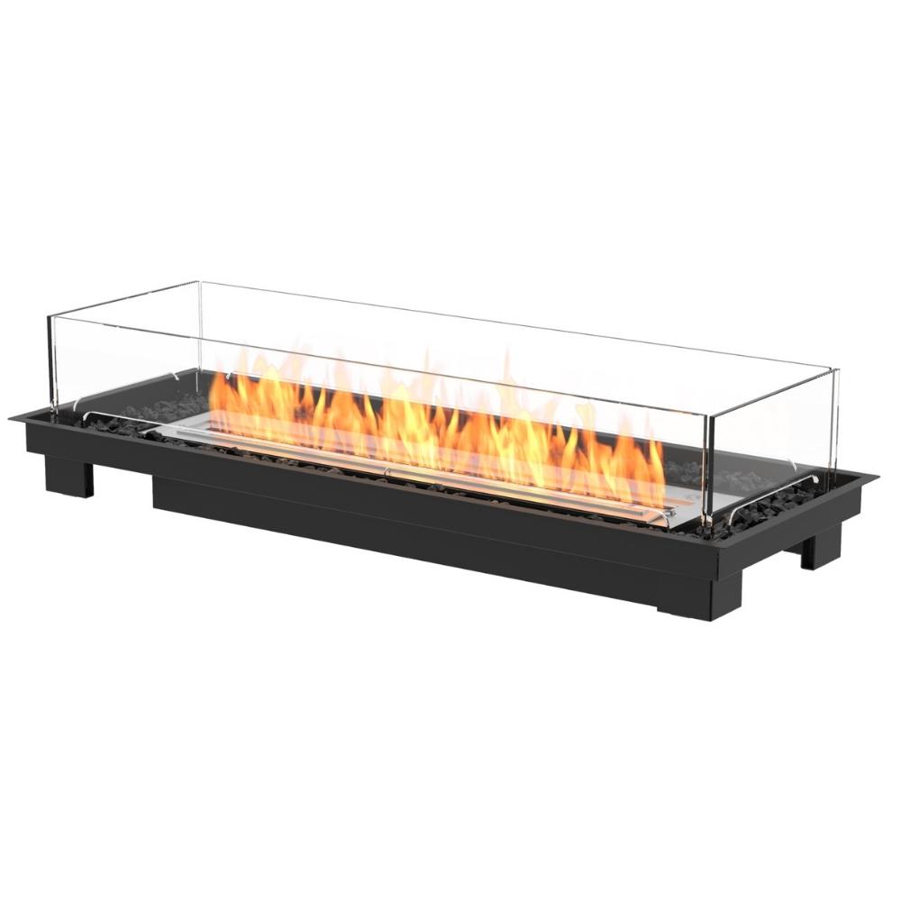 EcoSmart Fire Linear 50" Indoor Ethanol Gas Fire Pit KIt