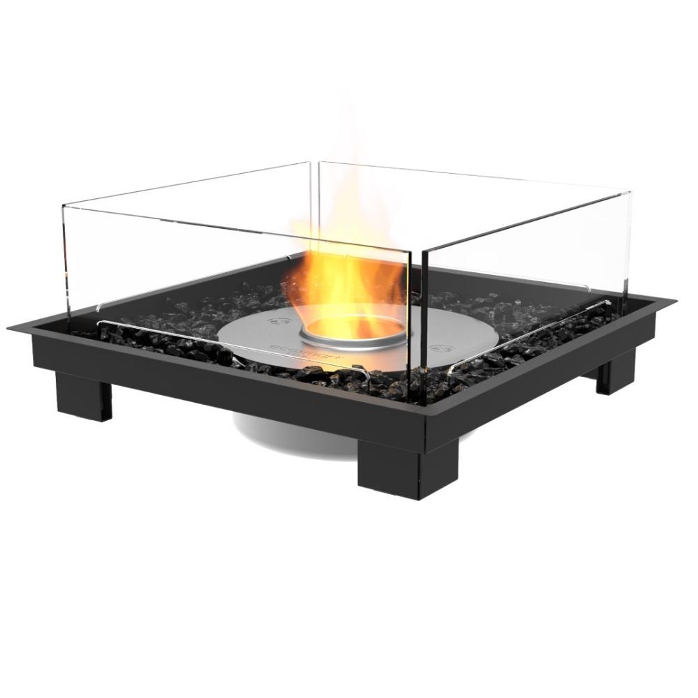 EcoSmart Fire Square 22 Ethanol/Gas Fire Pit Kit – Modern Blaze