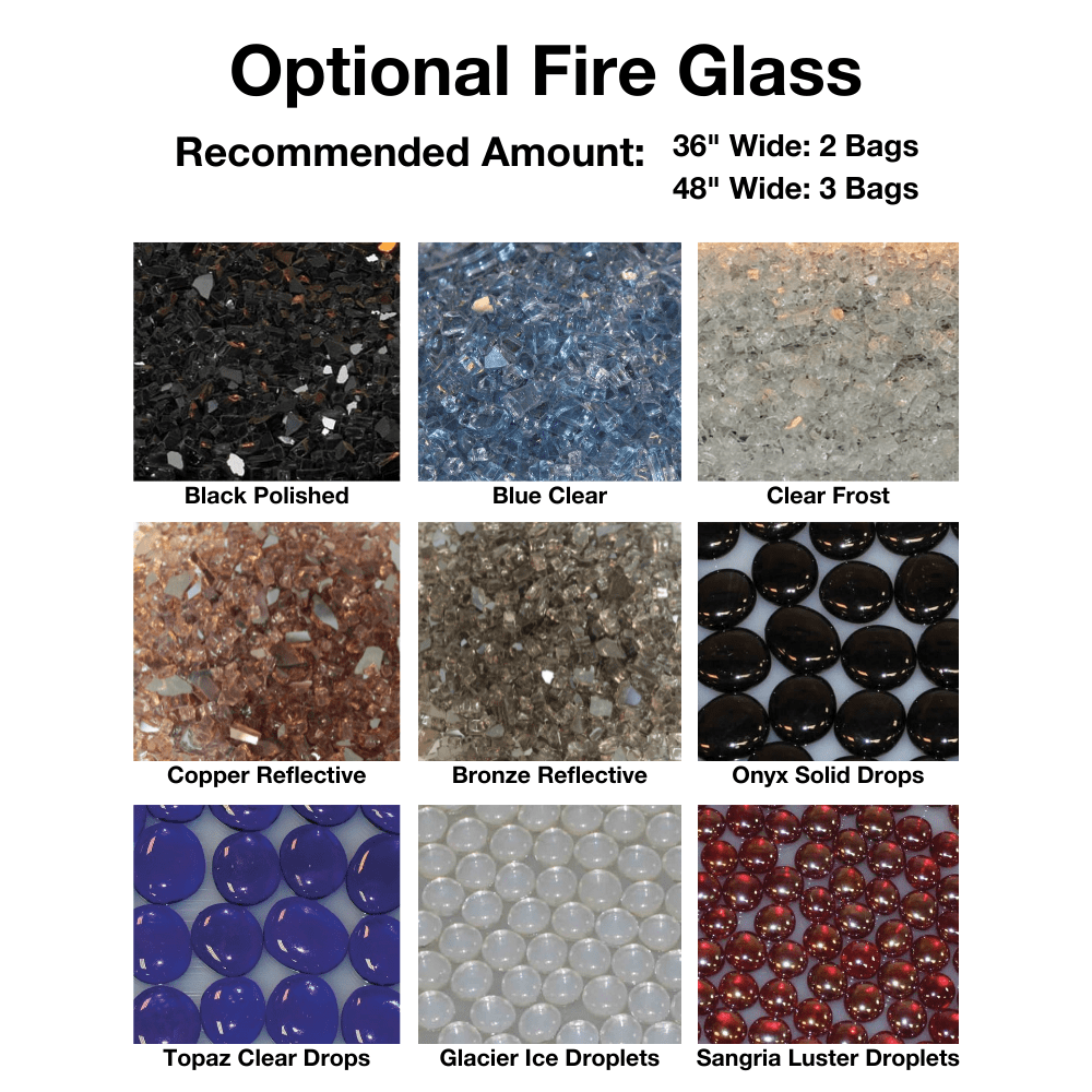 Optional Decorative Glass Media
