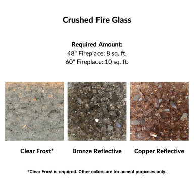 Crushed Fire Glass Media Options