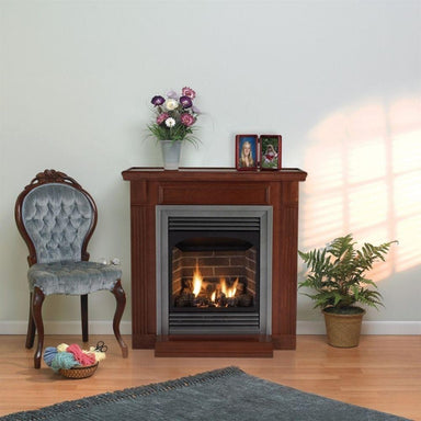 Decorative Hammered Pewter Steel Frame For Vail 26 Premium Gas Fire Places