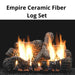 Empire Ceramic Fiber Log Set for Vail 32 Premium Fireplace