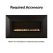 Mitered Trim for Boulevard SL 30 Gas Fireplace Required for Wall Mount and Partially Recessed Installation