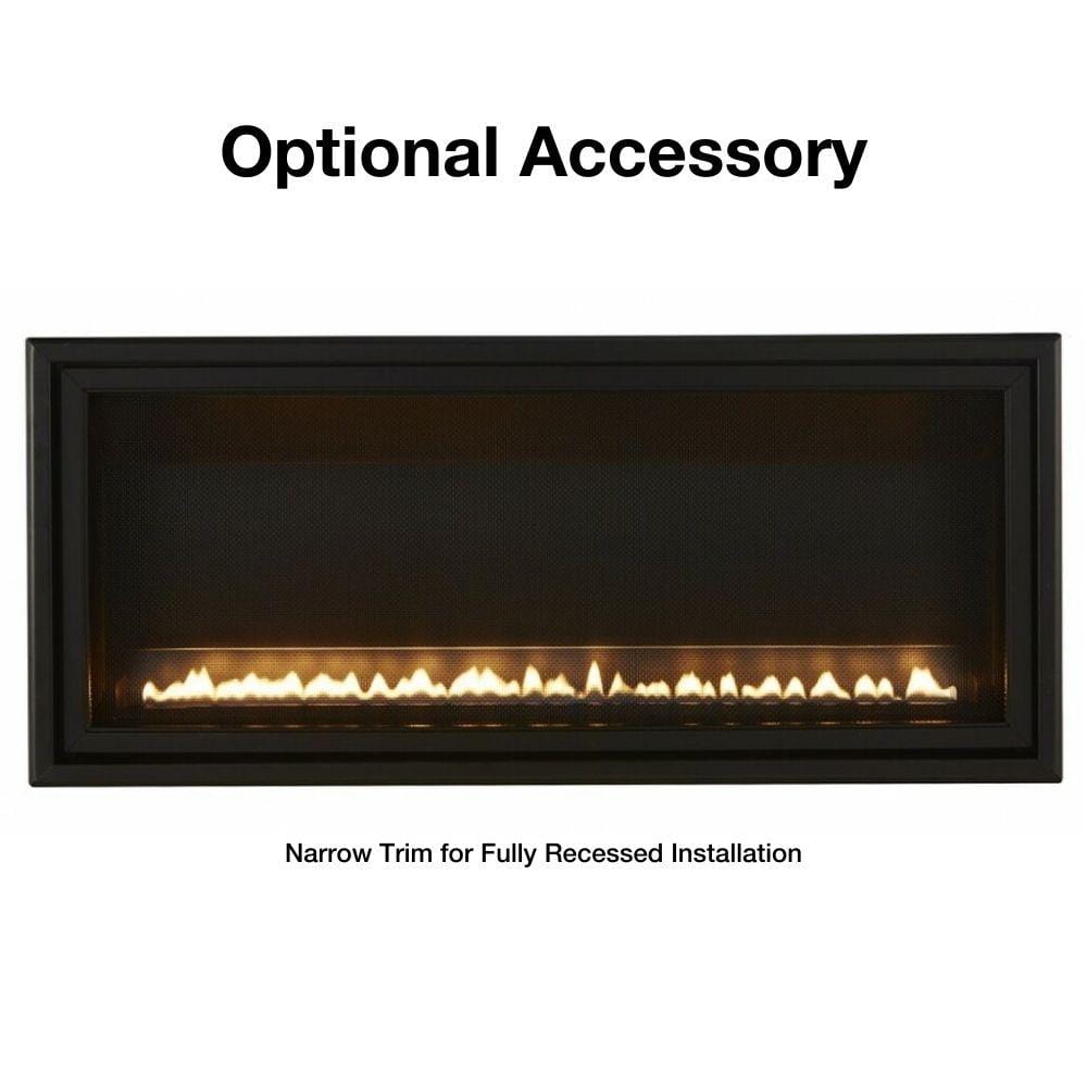 Optional Narrow Trim for Boulevard SL 30 Gas Fireplace Fully Recessed Installation