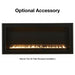 Optional Narrow Trim for Boulevard SL 30 Gas Fireplace Fully Recessed Installation