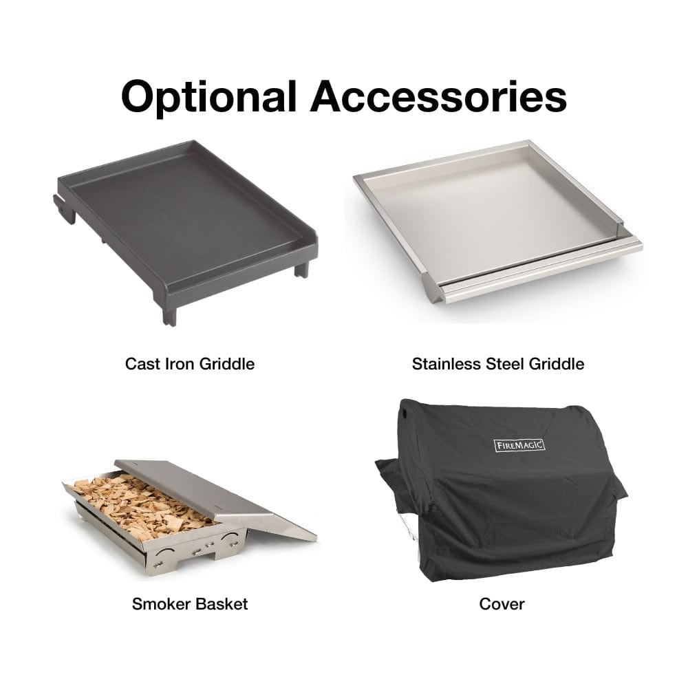 Fire Magic Aurora A660i 33-Inch Built-In Gas Grill optional accessories