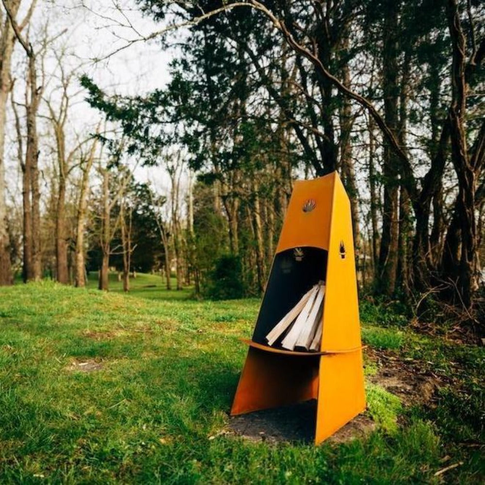 Fire Pit Art Vesuvius 21” with Wood