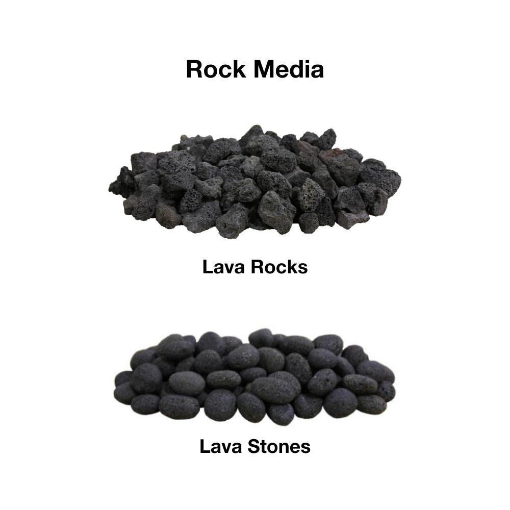 Firegear Rock Media for Gas Fire Pits