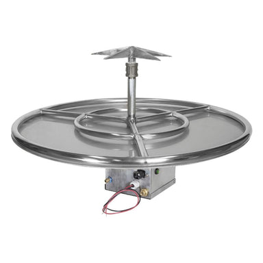 Grand Canyon Outdoor Round Tall Stack Burner with Torch Star