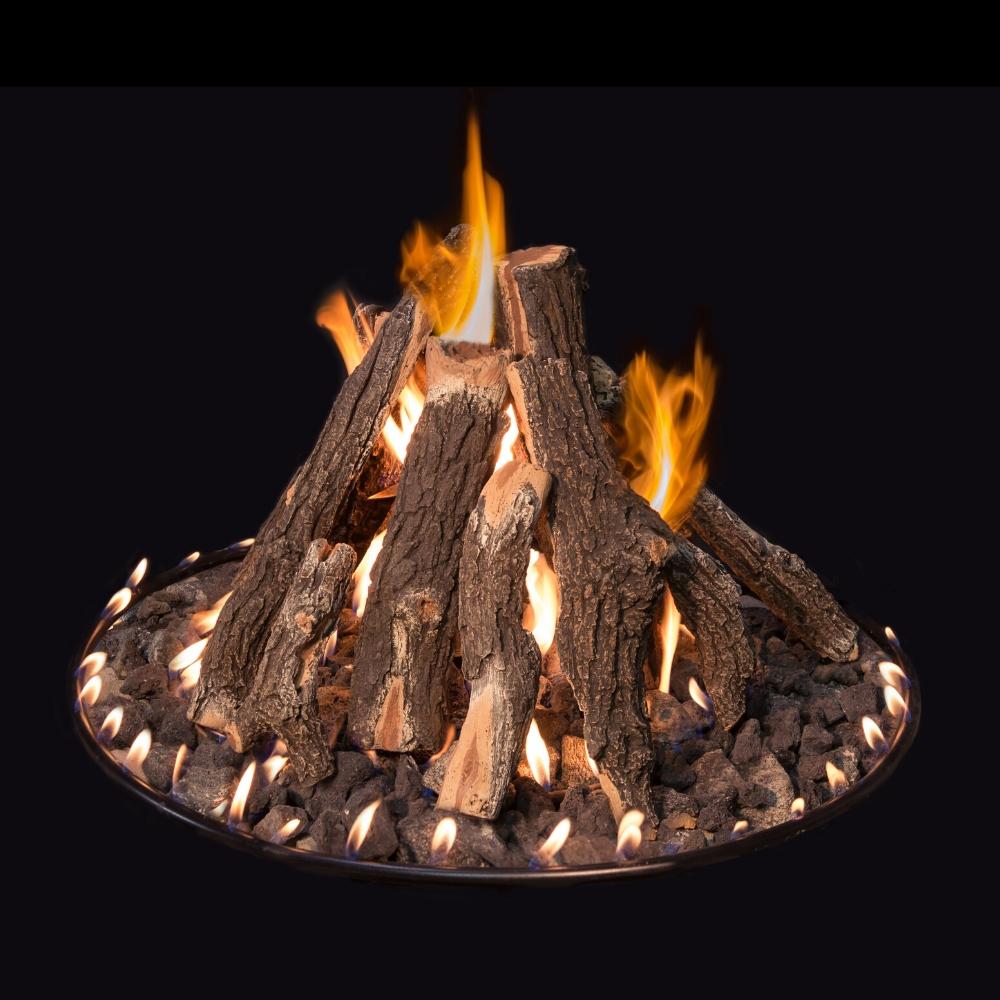 Grand Canyon Outdoor Round Tall Stack Gas Log Set