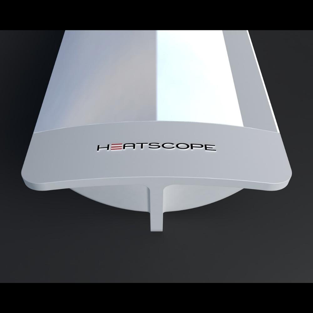 Heatscope White Pure 2400W Electric Patio Heater Up Close