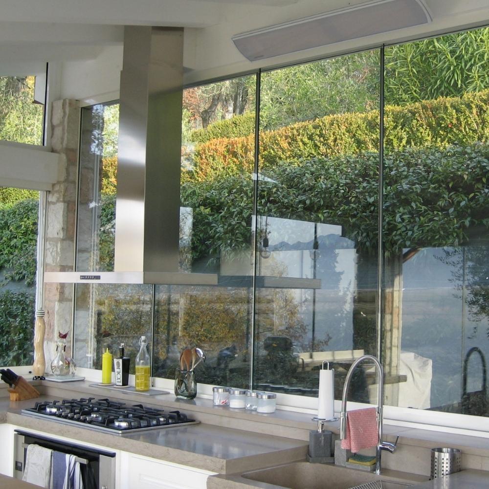 Heatscope Vision 65" White Electric Heater in Kitchen