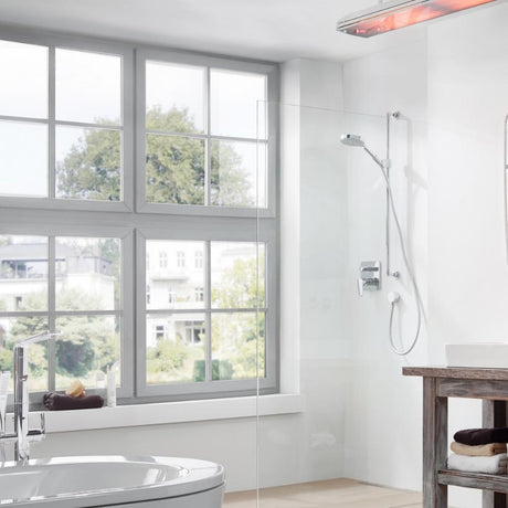 Heatscope Vision 65" White Electric Heater in Bathroom