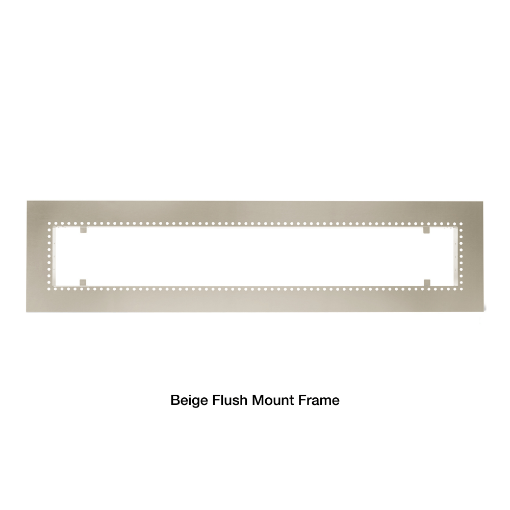 beige flush mount frame