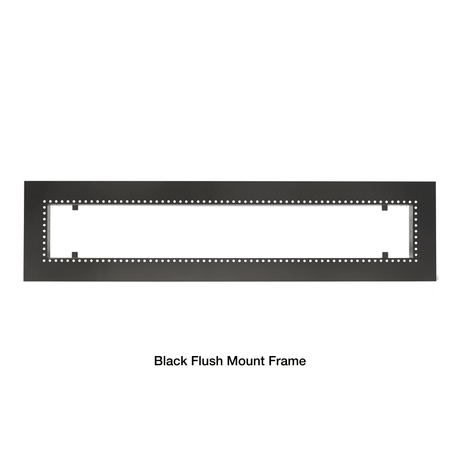 black flush mount frame