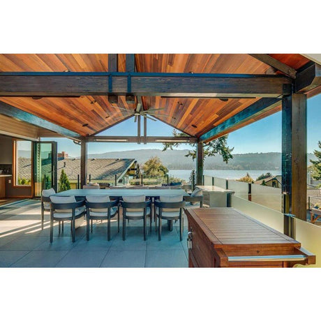 Infratech SL Series 29" installed in lakeside deck