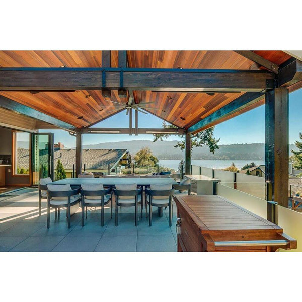 Infratech SL Series 29" installed in lakeside deck