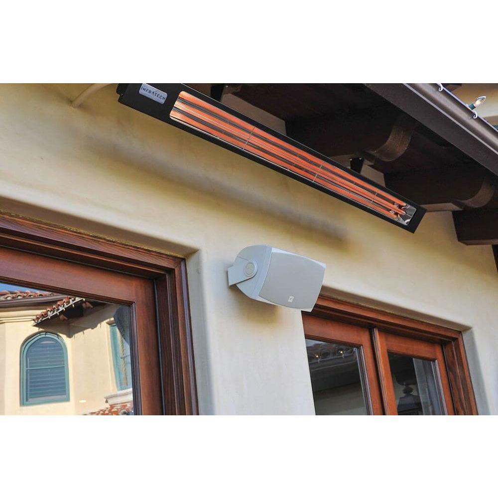 Infratech SL Series 29" in Black to blend with the architecture