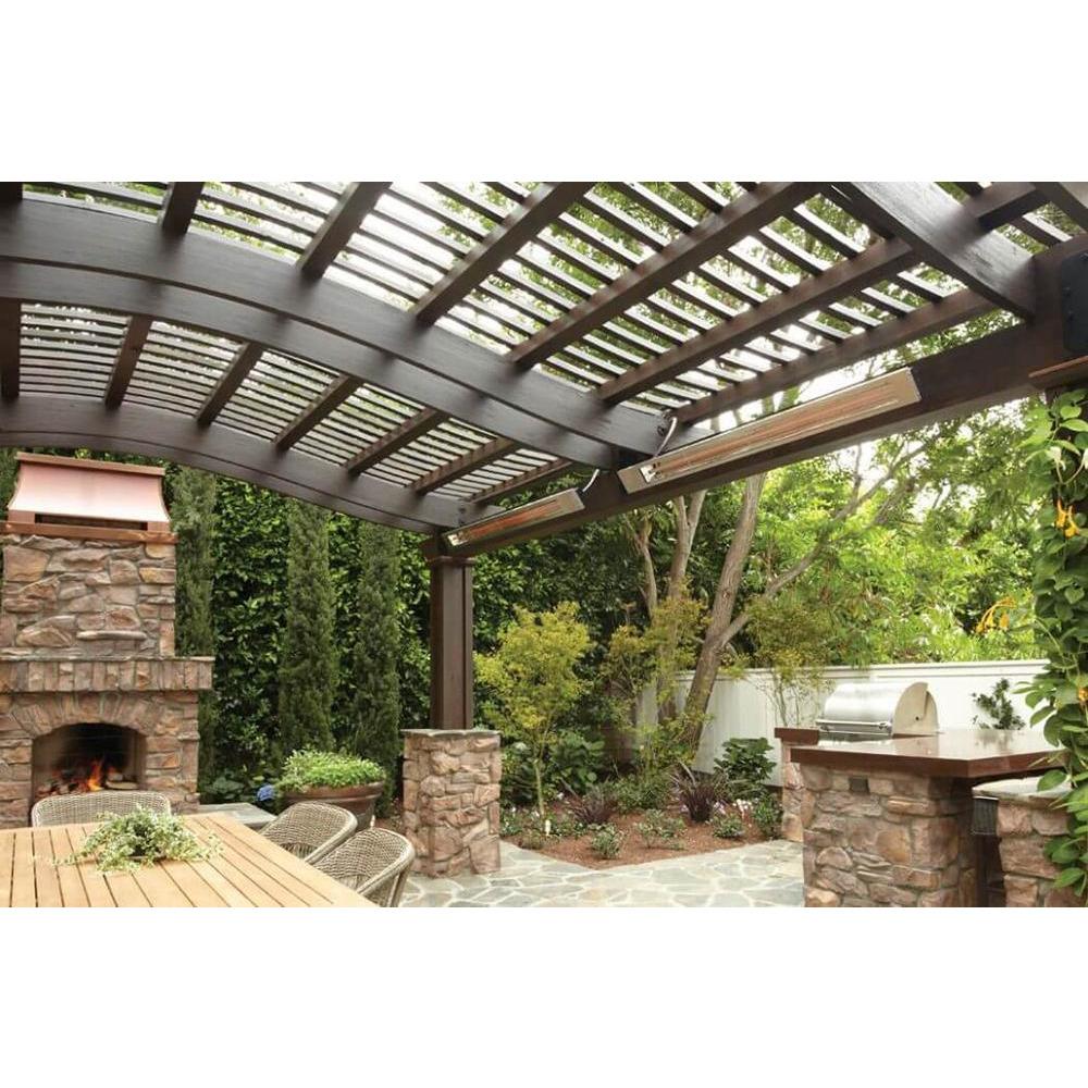 Infratech SL Series 42" Electric Patio Heater installed in outdoor living area