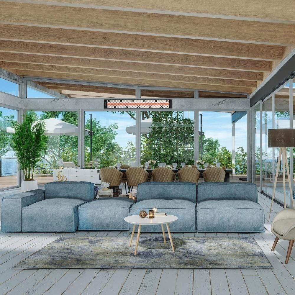 Infratech Heater with Infratech Motif Craftsman Decorative Fascia Kit