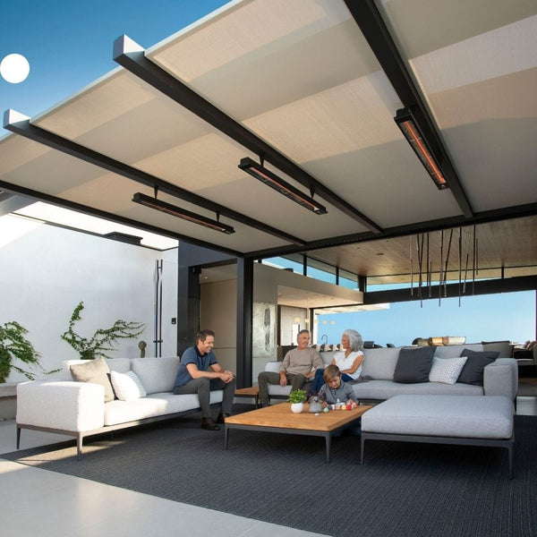 Family Gathering with Infratech SL Heaters Overhead