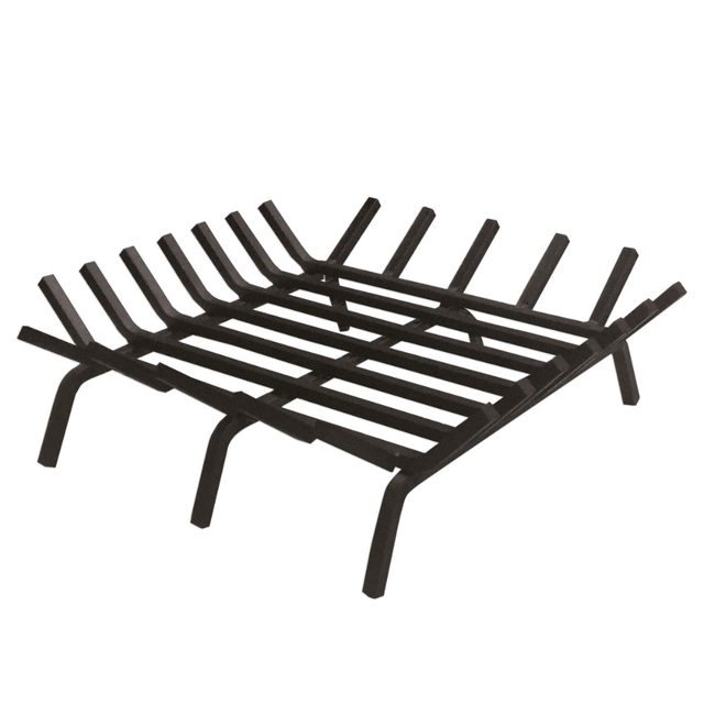 Modern Blaze Square Steel Fire Pit Grate