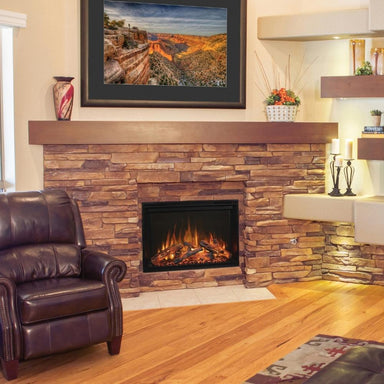 Modern Flames Redstone Electric Fireplace Insert in Living Room