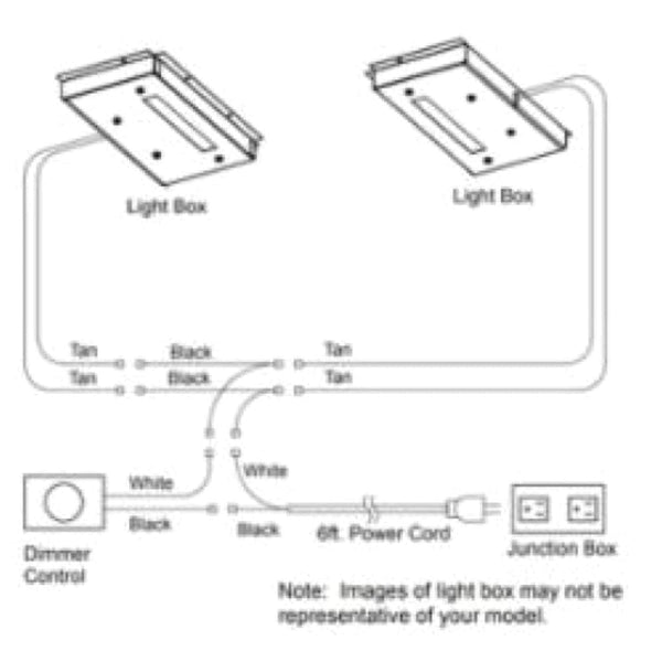 Monessen Accent Light Kit for Lo-Rider Designer See-Through Firebox ( MONALST )