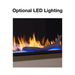 led lights for artisan 42-inch fireplace