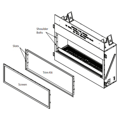 black trim kit for monessen artisan fireplace