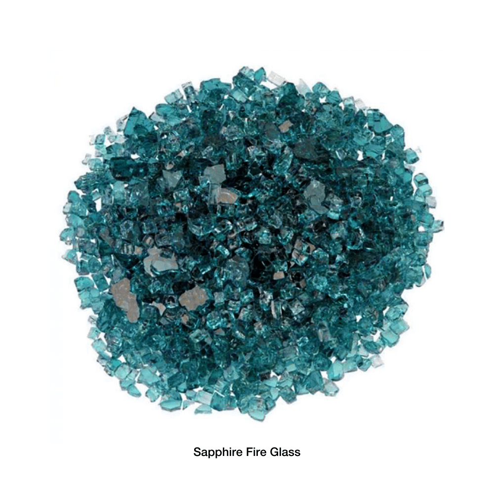 Sapphire Fire Glass