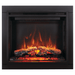 Napoleon Element Built-in Electric Firebox with orange flames and orange top led light