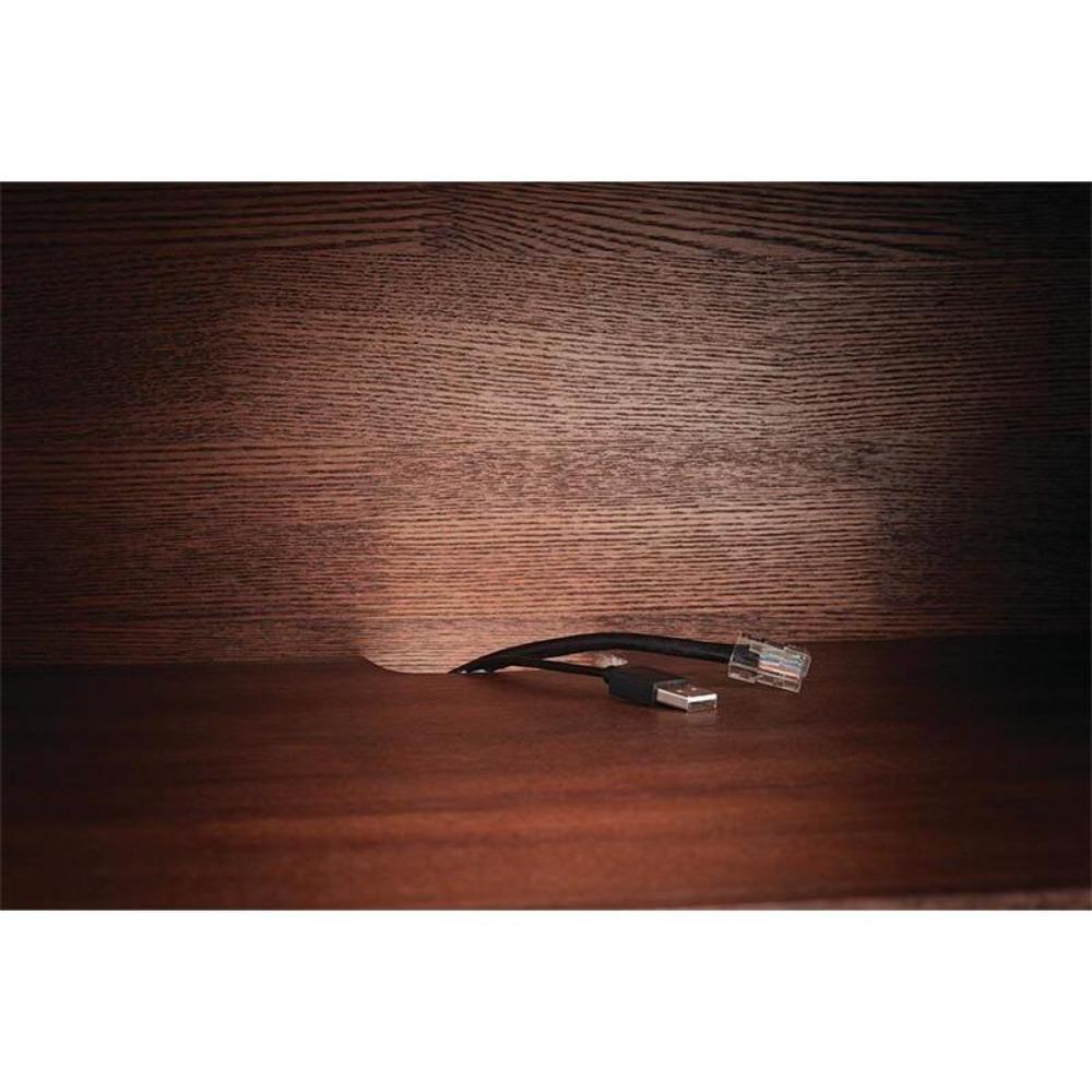 Napoleon Lambert Media Cabinet with Electric Fireplace Cords and Cable