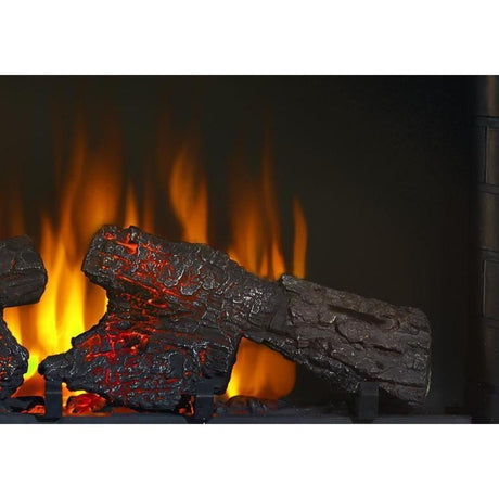 Napoleon Ascent™ Non-reflective backing, allows for optimal flame viewing