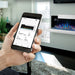 controlling the electric fireplace with the napoleon home app