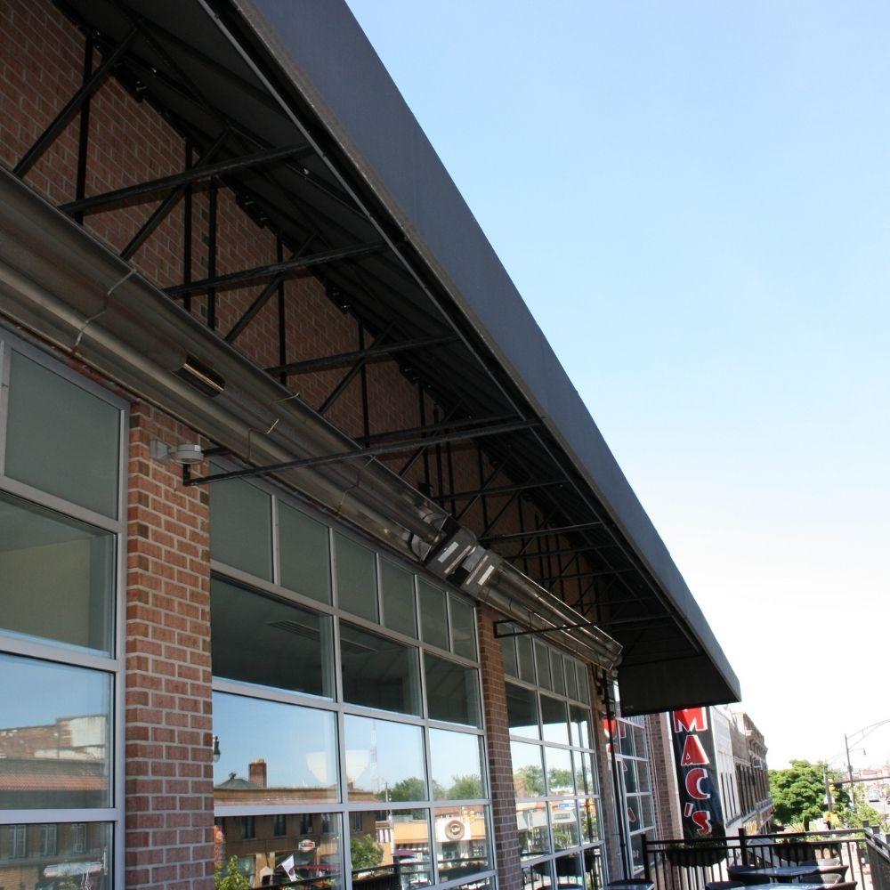 NDUSTRIA NBH Indoor/Outdoor Infrared Straight Gas Heater