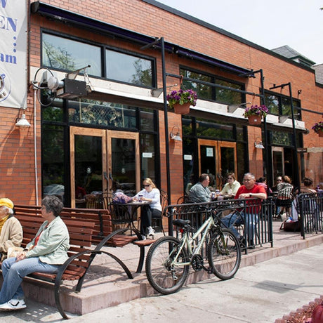 Ndustria NHE Outdoor Infrared Gas Heater Lifestyle