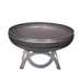 Ohio Flame Liberty Round Steel Fire Pit with curved base