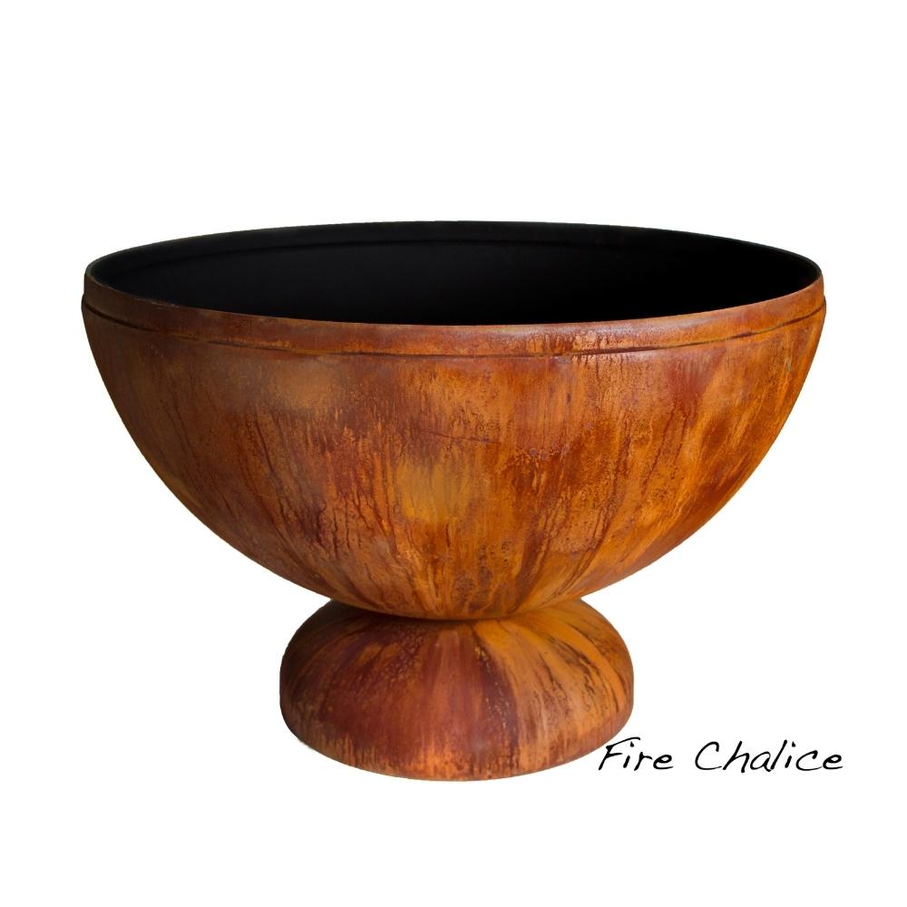 Ohio Flame Fire Chalice Artisan Fire Bowl, Sizes: 30" - 41" Wide