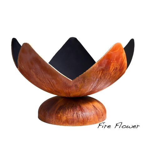 Ohio Flame Fire Flower Artisan Fire Bowl, Sizes: 30" - 41 Wide