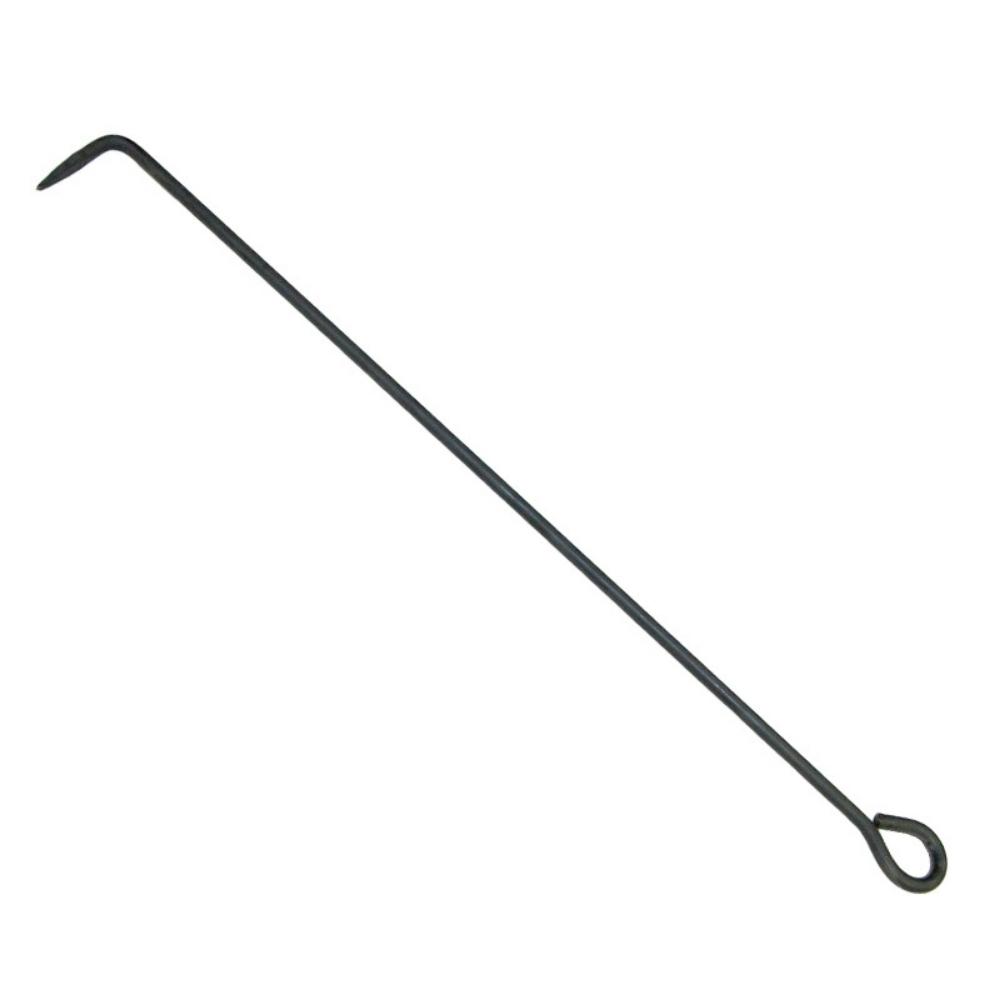 Ohio Flame 34" Fire Poker for Wood Burning Fire Pits in Black