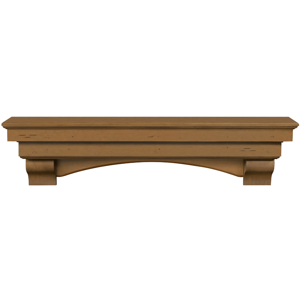 Pearl Mantels Celeste Dune Wood Mantel Shelf - 497-60-10