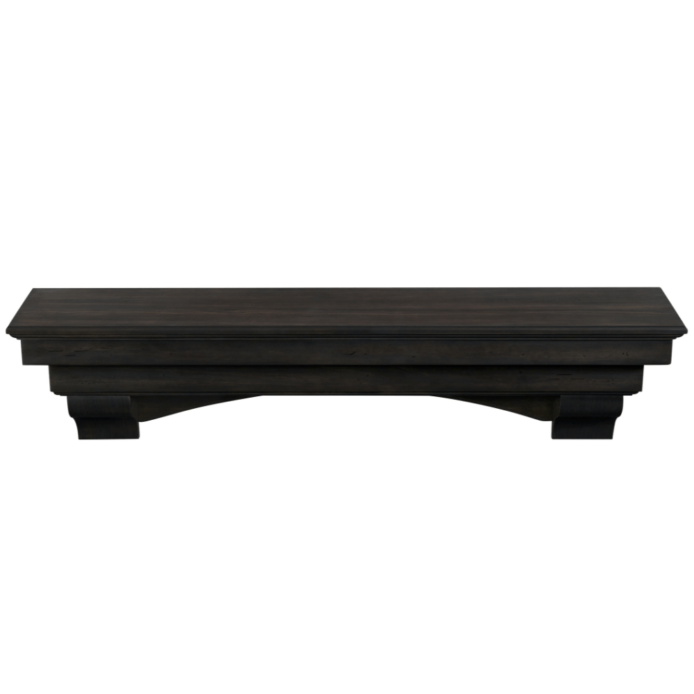 Pearl Mantels Celeste Espresso Wood Mantel Shelf