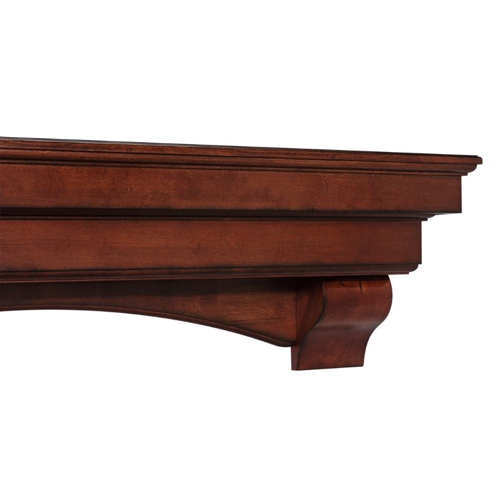 Pearl Mantels Auburn Wood Mantel Shelf in Distressed Cherry