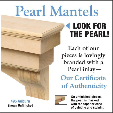 Pearl Mantels Certificate of Authenticity