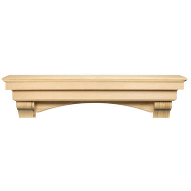 Pearl Mantels Auburn Wood Mantel Shelf