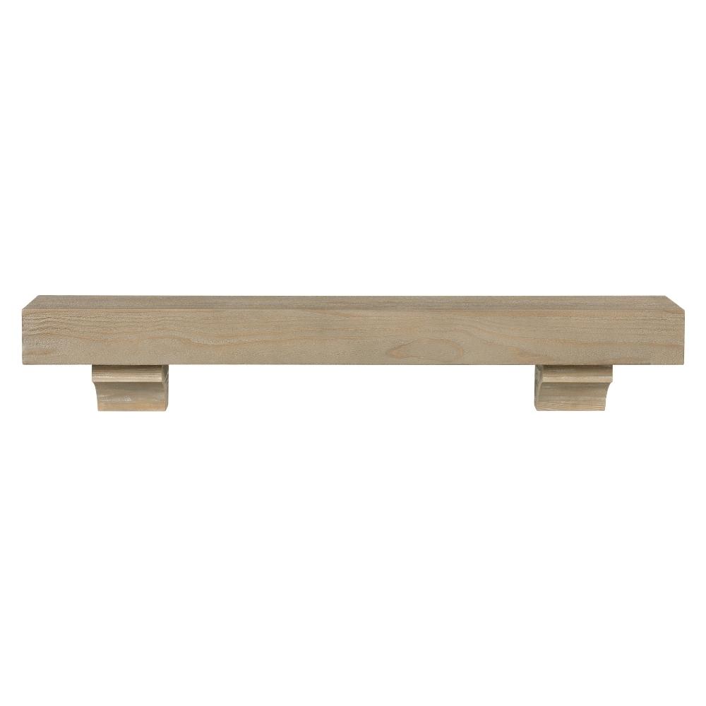 Pearl Mantels Cherokee Wood Mantel Shelf in Fontana Finish