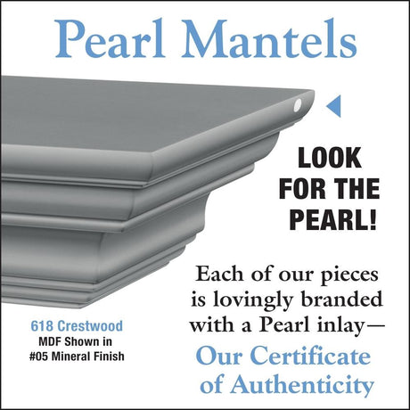 Pearl Mantels Certificate of Authenticity