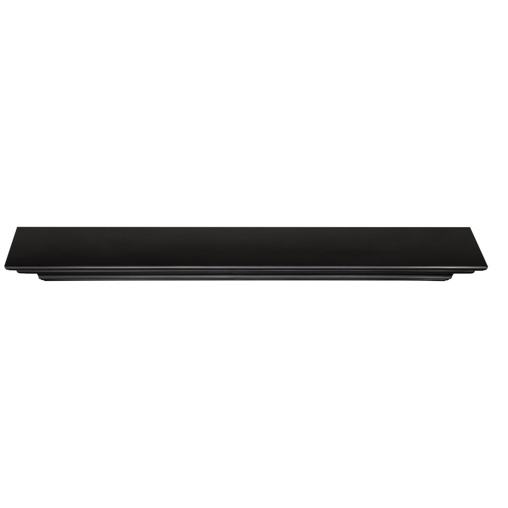 Pearl Mantels Crestwood MDF Mantel Shelf Black (Top View)