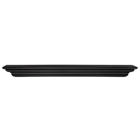 Pearl Mantels Crestwood MDF Mantel Shelf In Black Finish